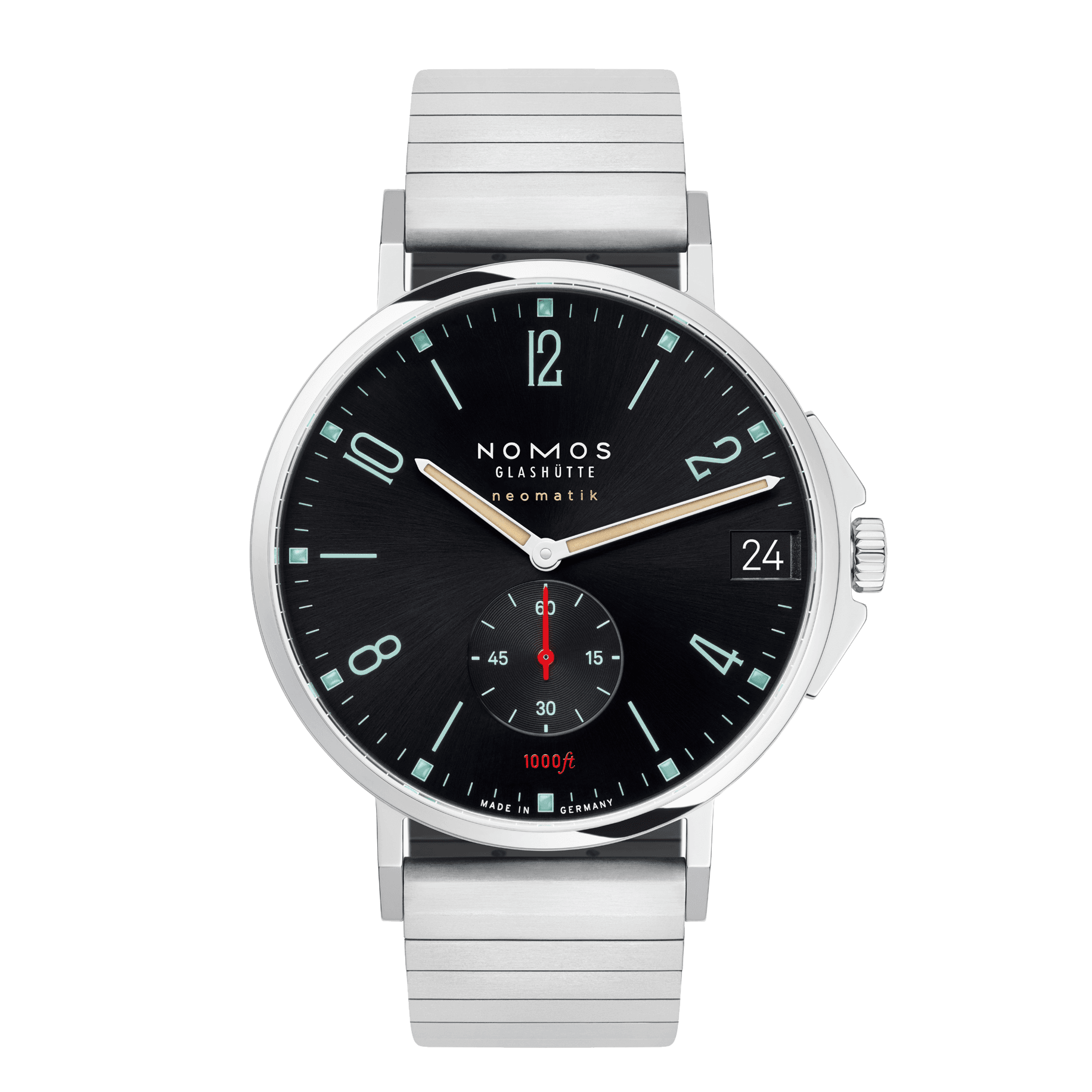 Nomos Glashütte Tangente Sport neomatik 42 date marine black