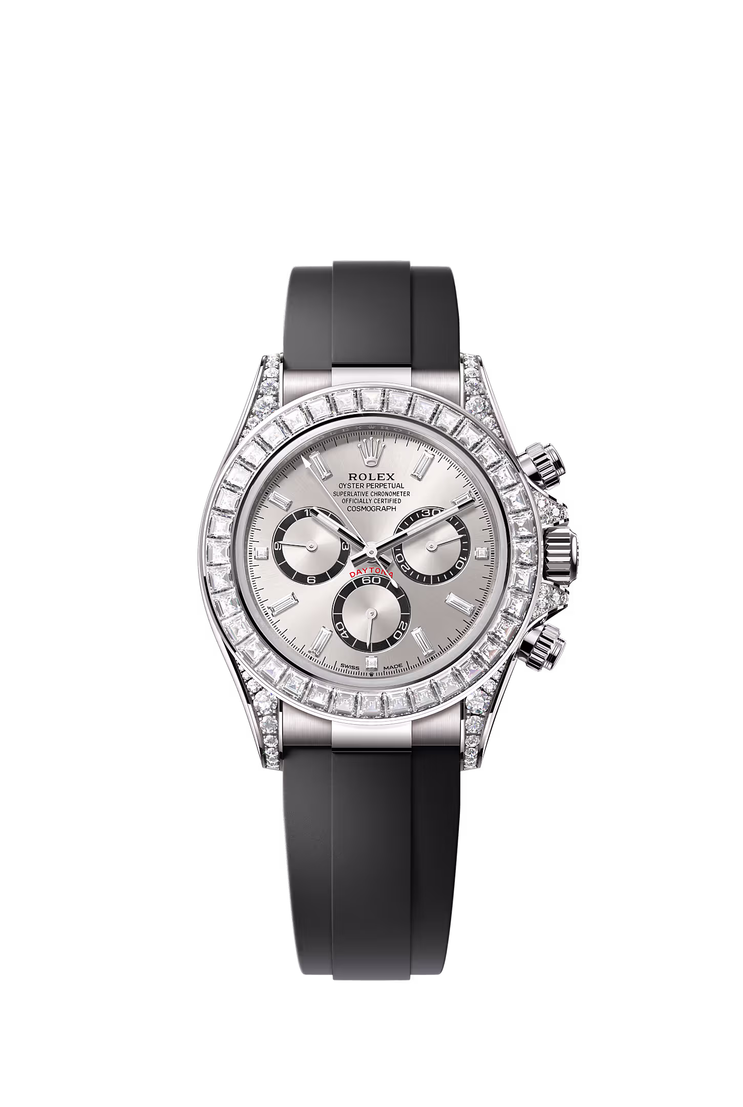 Rolex Oyster, 40 mm, white gold and diamonds