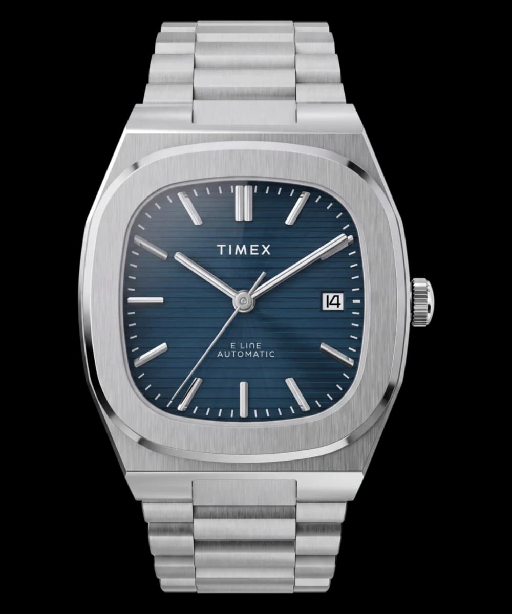Timex Automatic E Line 38mm Stainless Steel Bracelet Watch