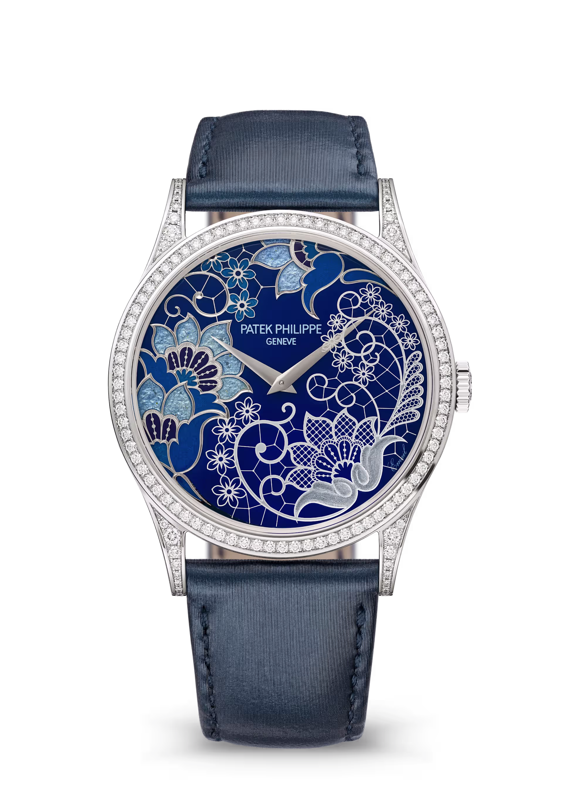 Patek Philippe Rare Handcrafts "Lacework in Blue"