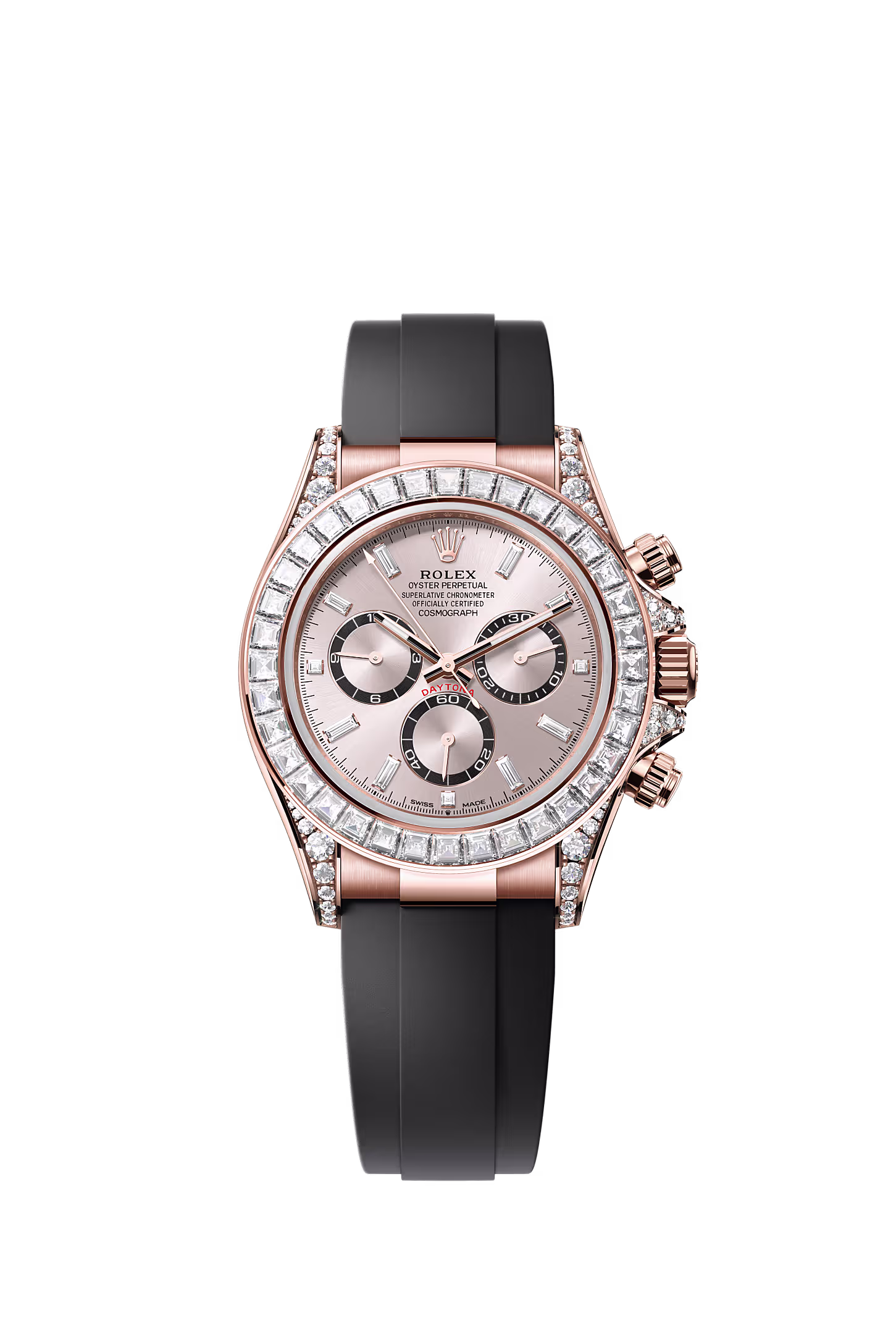 Rolex Oyster, 40 mm, Everose gold and diamonds